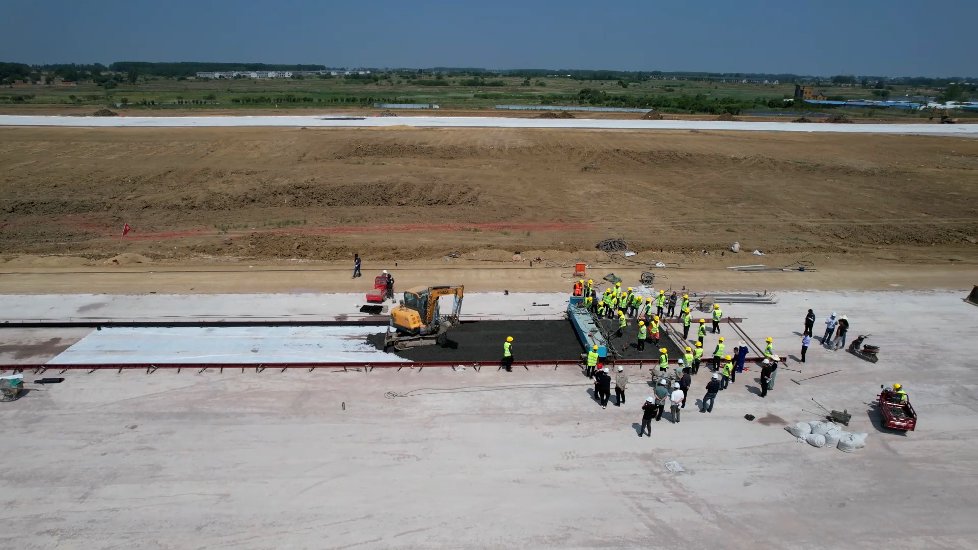 【2022·劳动创造幸福】安徽省肥东白龙机场建设中
