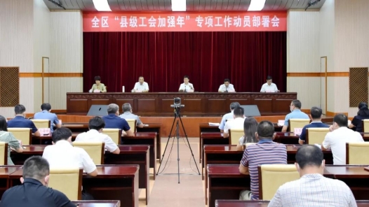 广西壮族自治区总工会召开全区“县级工会加强年”专项工作动员部署会