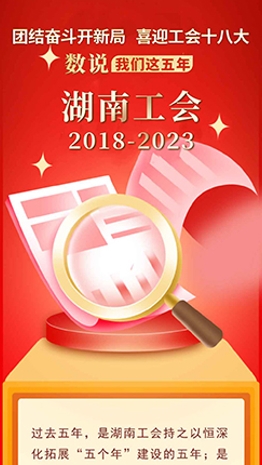 数说我们这五年·湖南工会2018-2023