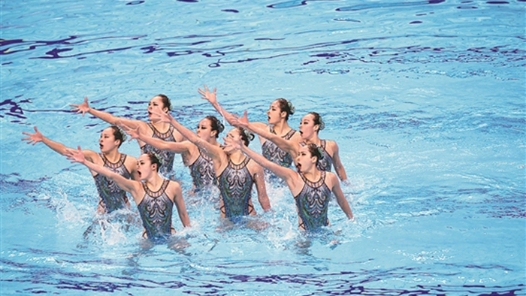 中国花游实现集体项目亚运五连冠——“水中芭蕾”完美收官