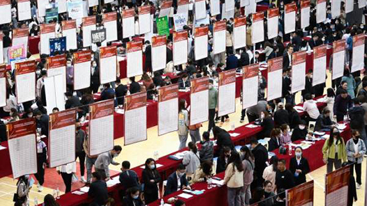 天津市和平区“春风行动”天津外国语大学双选会举行