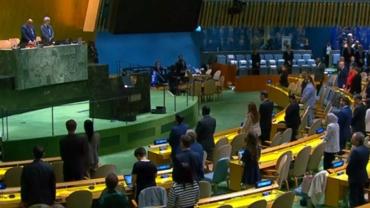  The UN General Assembly Holds a Silence Ceremony for Iranian President Leahy