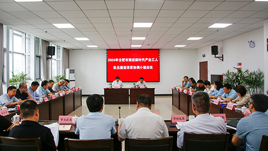  2024 Hefei Municipal Coordination Group Meeting on Promoting the Construction and Reform of Industrial Workers in the New Era Held