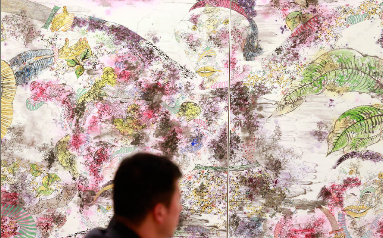 �й������ݾ���70�󻭼���������ˮī��Ʒչ��