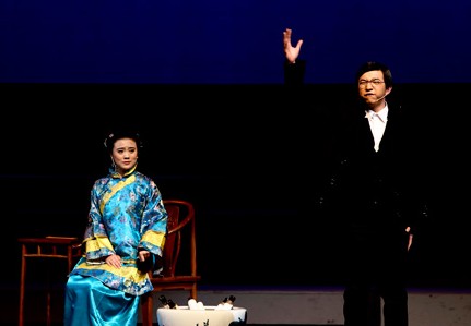 北京交大原创话剧《茅以升》首演”