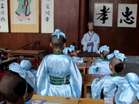 江西婺源开课复兴朱熹文化“国学礼仪””