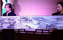 8.5米长卷《福村河阳图》亮相张家港展江南春意”