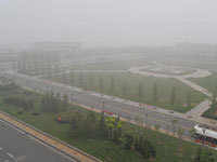 大连发布大雾橙色预警信号”