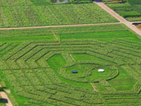 巨型“太极八卦”现安徽齐云山”
