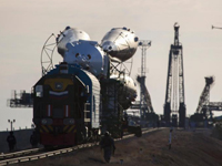 联盟号TMA-14M飞船运抵发射基地”