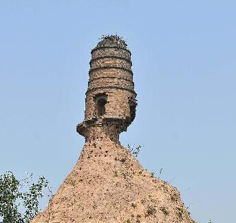 山西祁县“塔坚强”修缮接近尾声”