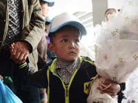 15名西藏先天性心脏病患儿抵沪就医”