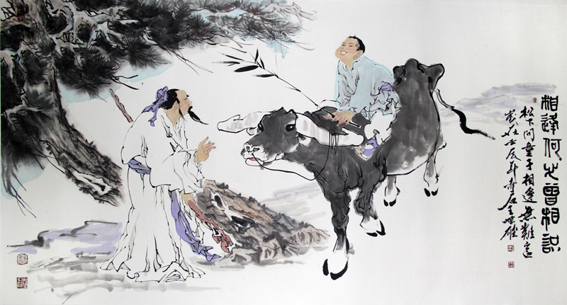 王世雄新作(横条幅)82”