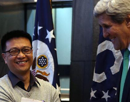 中国申请人领取10年期赴美签证”