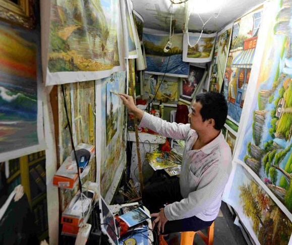 探访厦门乌石浦油画村”