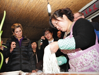 荷兰王后来华访北京“农家乐””