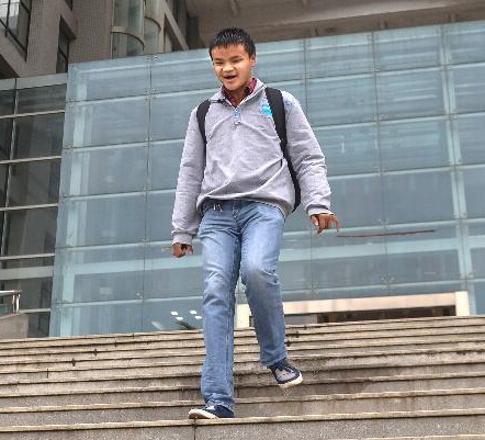 “盲生”张耀东的大学生活”