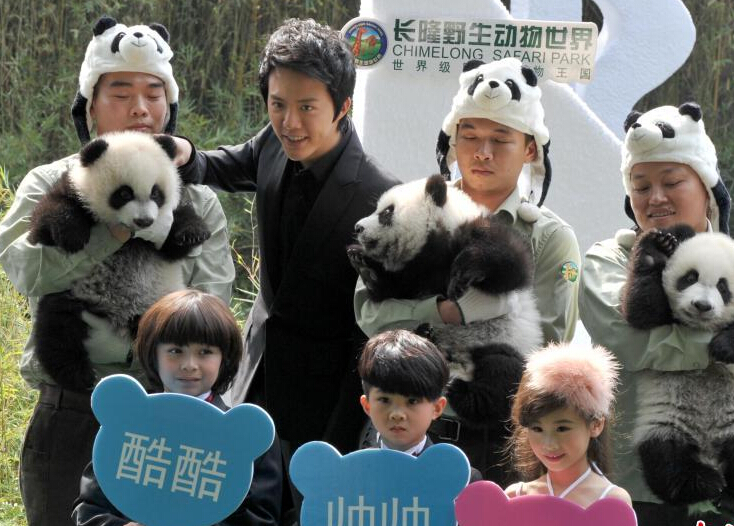 全球唯一大熊猫三胞胎名字公布”