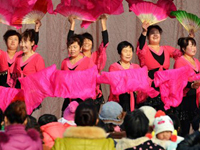 兰州郊县民众冬日的乡村文化”