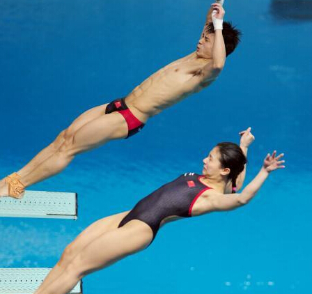 中国跳水冠军赛 男女混双首次亮相”