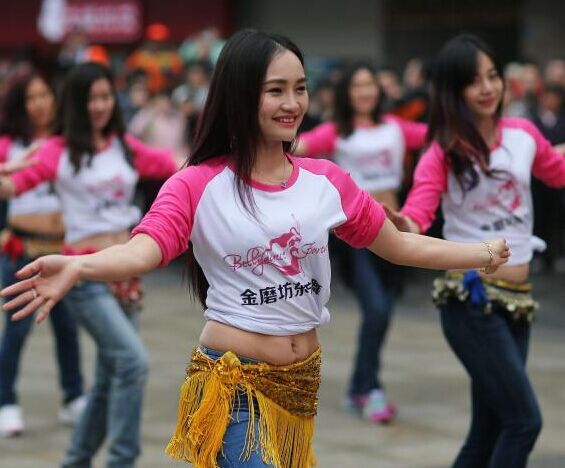 南京辣妈快闪闹市舞动靓影”