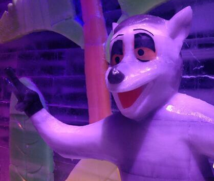 冰雕动漫总动员亮相江苏无锡”