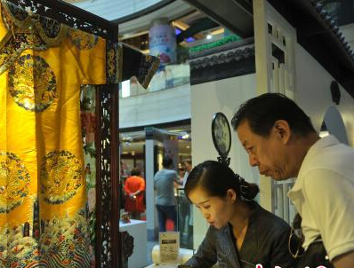 “针尖上的国粹”——苏绣精品亮相山西”