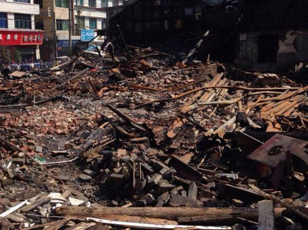 贵州湄潭永兴镇失火 系煎油失火引起”