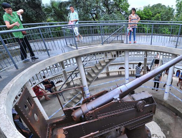 南宁镇宁炮台变身国防陈列馆”