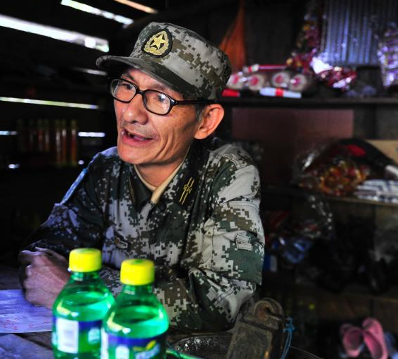 中缅边界独龙江里的守桩人”