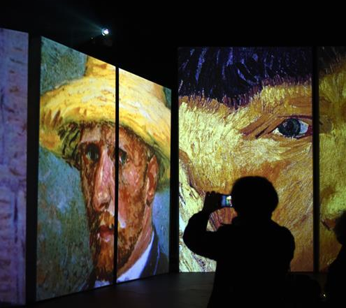 梵高感映艺术展北京站闭幕”