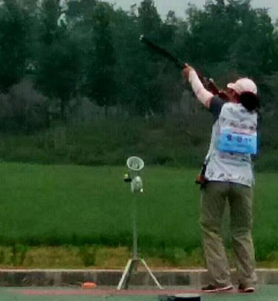 49岁张山全运摘银:如果看到60岁老太打枪 肯定是我