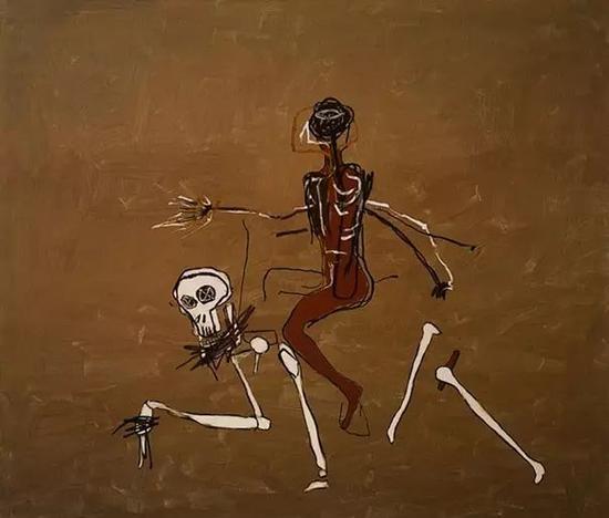 Jean-Michel Basquiat�� Riding With Death ��1988��