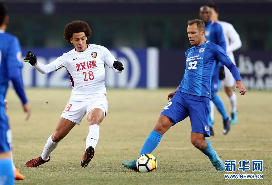 (体育)(7)足球——亚冠:天津权健胜中国香港杰志