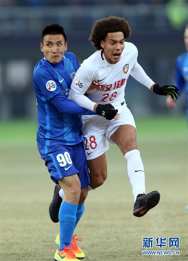 (体育)(8)足球——亚冠:天津权健胜中国香港杰志
