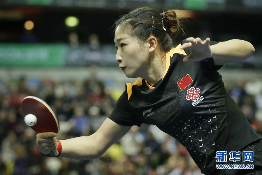 (体育)(1)乒乓球——团体世界杯:中国女队晋级四强