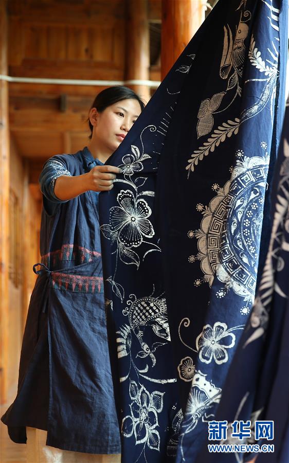 #(图片故事)(7)贵州丹寨:“90后”女青年的蜡染梦