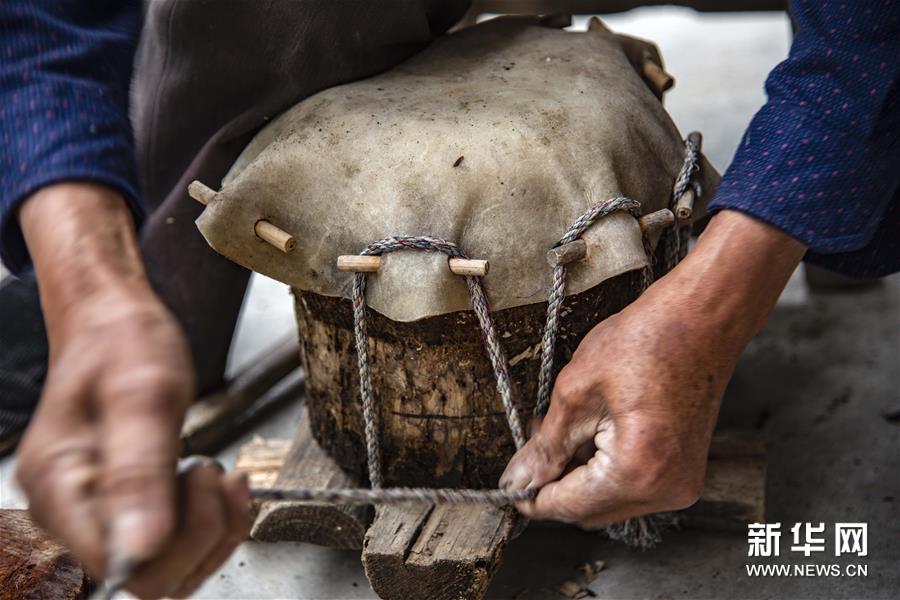 (文化)(4)吴开学与他的顶塘鼓