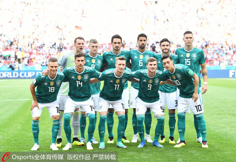 小组赛第三轮德国首发阵容
