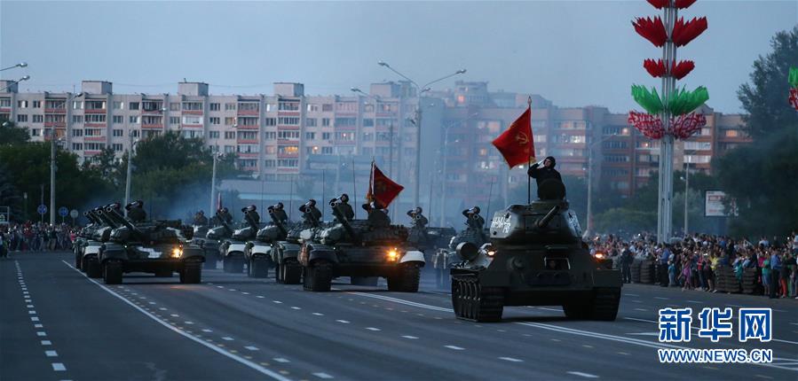 （国际）（1）白俄罗斯举行独立日阅兵式彩排