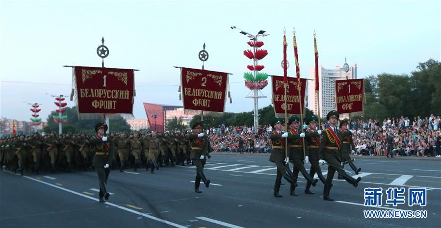 （国际）（2）白俄罗斯举行独立日阅兵式彩排