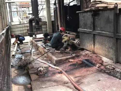 厂区内跑冒滴漏严重