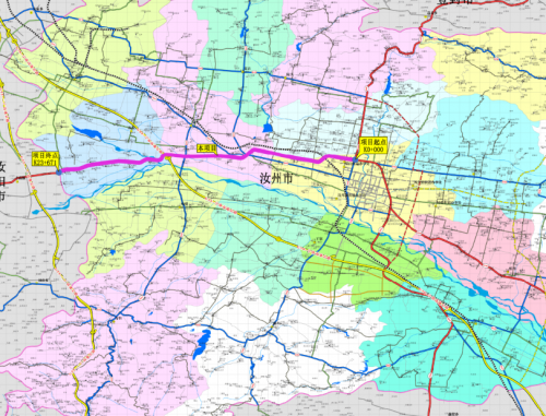 中建二局中原分公司中标g344汝州公路项目