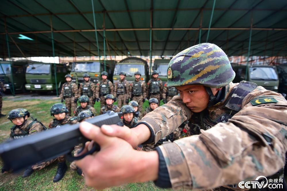 武警曲靖支队闻令而动吹响练兵备战号角