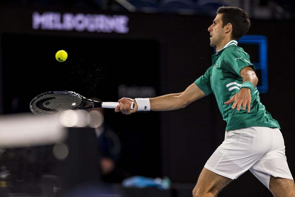 澳网德约科维奇仅用时91分钟 横扫晋级第二轮