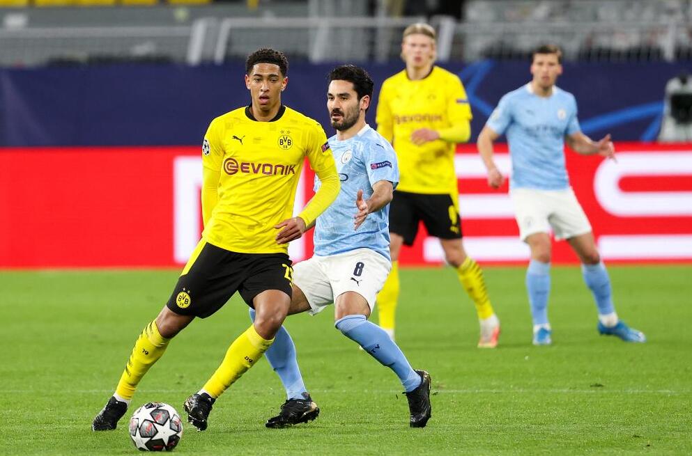 欧冠福登破门曼城21多特总比分42晋级4强