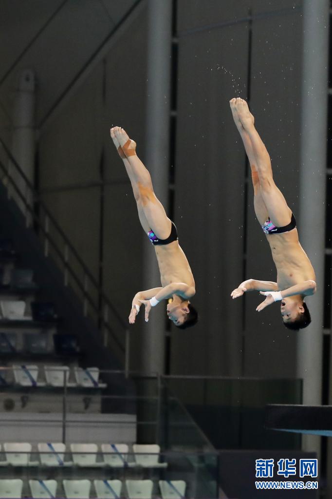 全国冠军赛男子双人10米跳台赛况