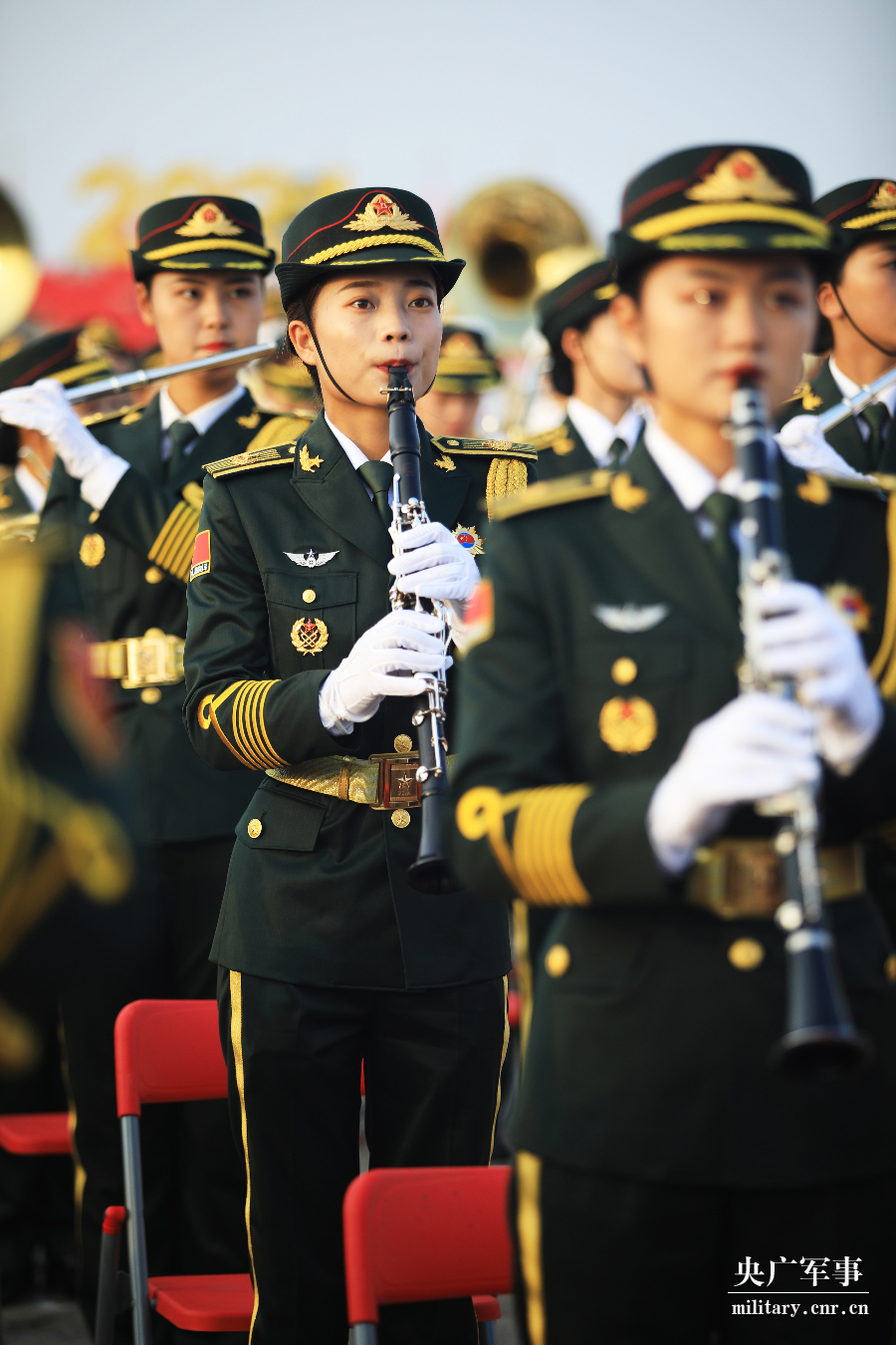 军乐团风采 (郝铮 摄)
