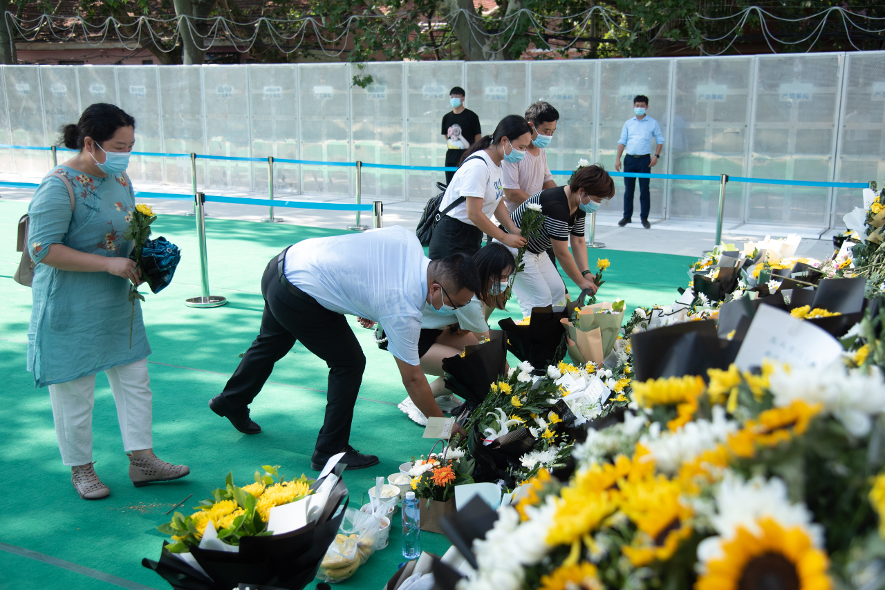 郑州地铁5号线沙口路站设置追思处供市民悼念