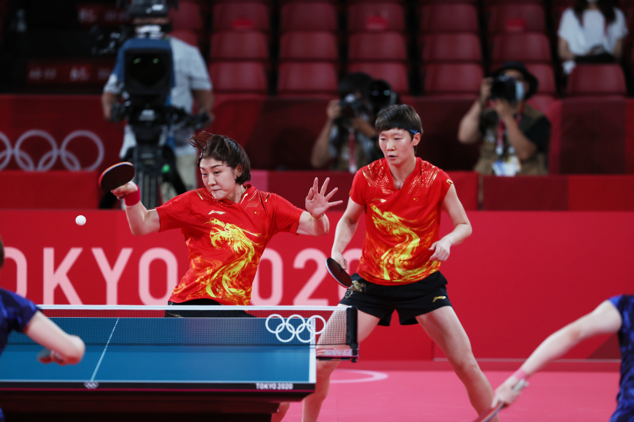 激情聚会乒乓球女团决赛中国队完胜夺冠孙颖莎一起拿更多冠军